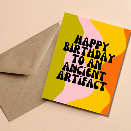 Happy Birthday Artifact Card