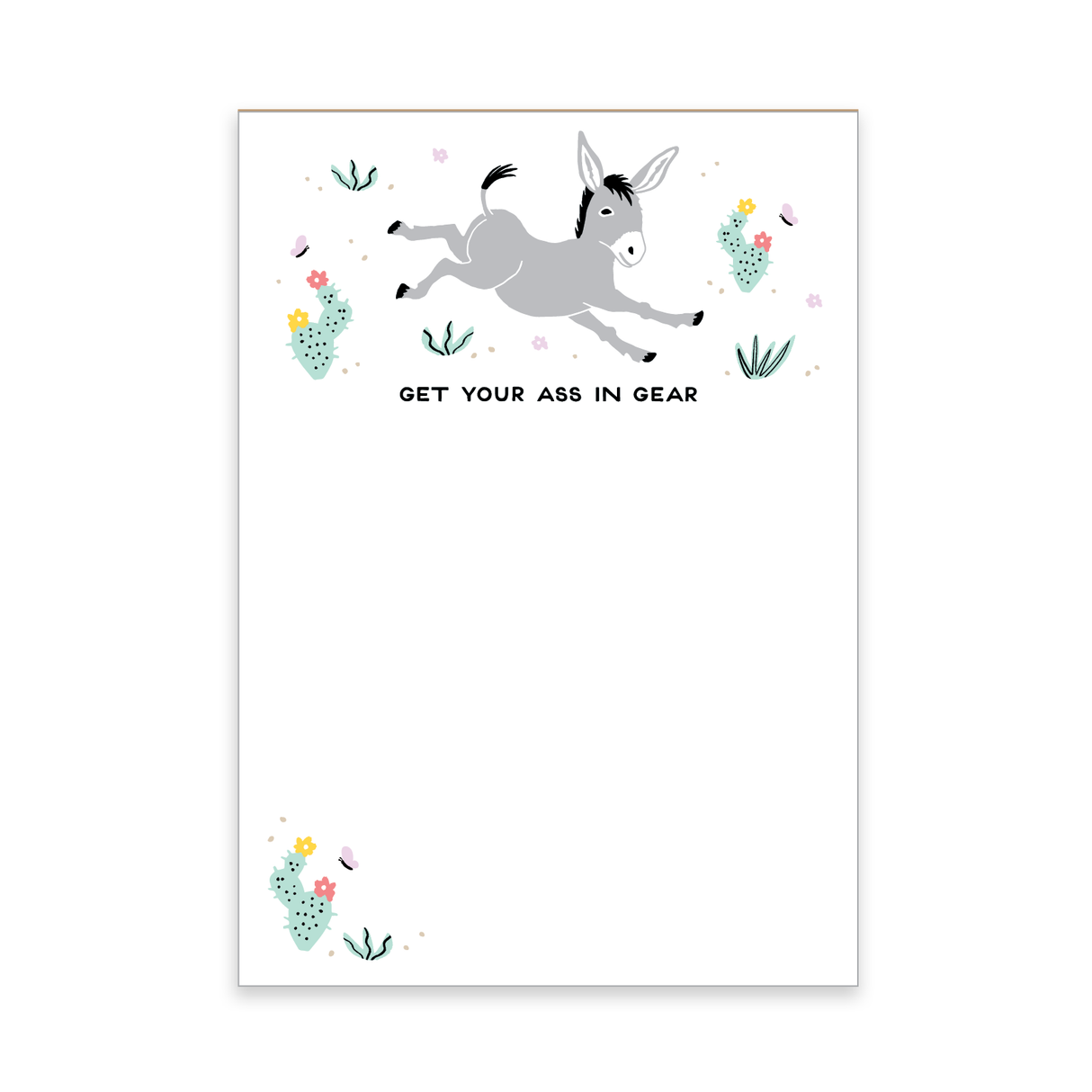 Ass In Gear Notepad