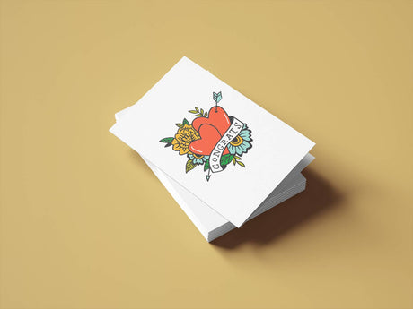 Congrats Tattoo Card
