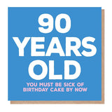 90 Years Old Birthday Greeting Card