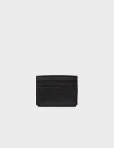 Filium Black Leather Cardholder - Autumn Blush Embroidery