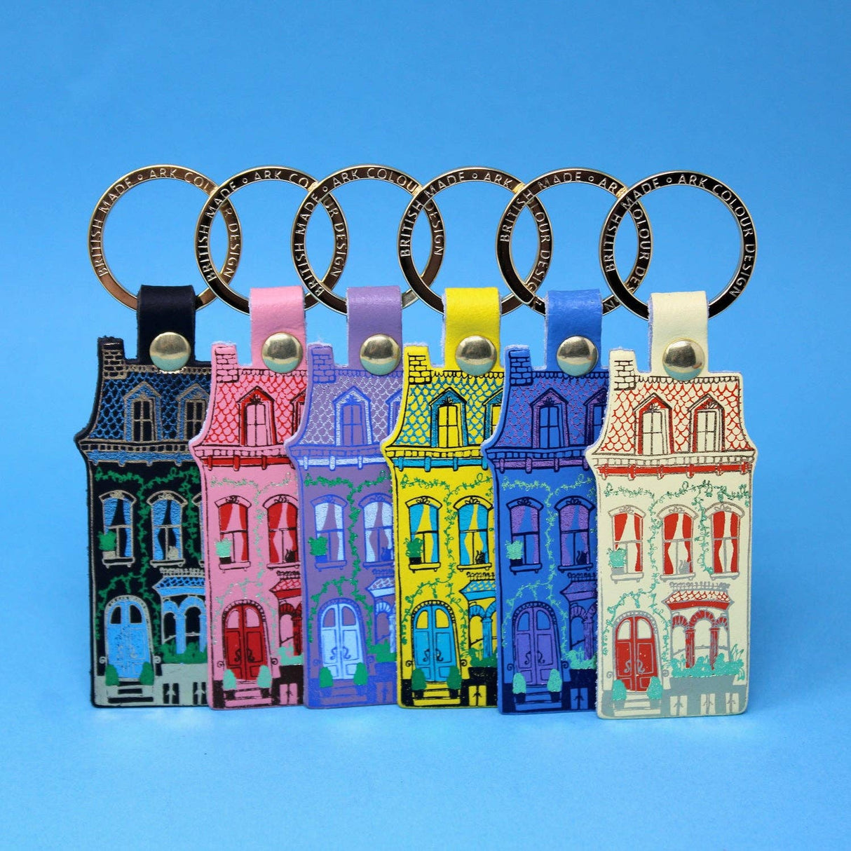Leather Dolls House Key Fob