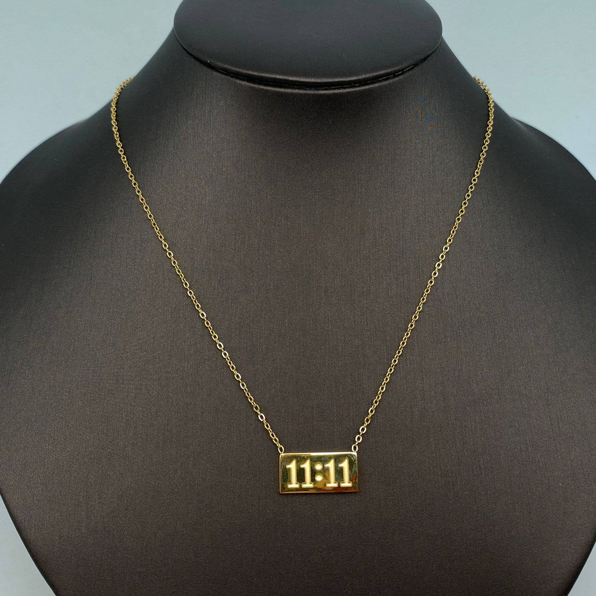 11:11 Charm Pendant Stainless Steel Necklace