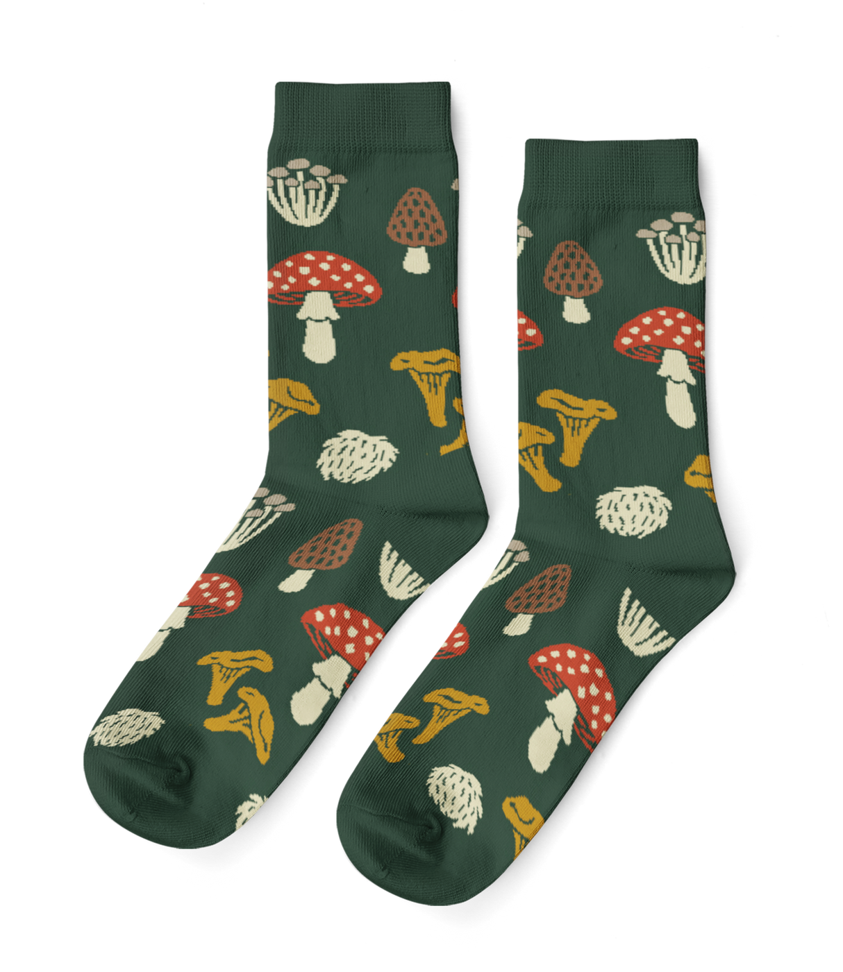 Small Forest Fungi Crew Socks