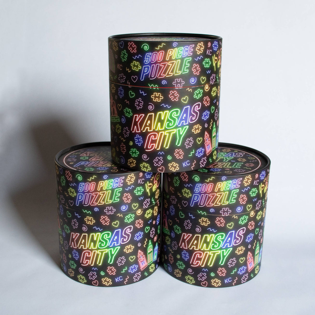 Neon Lights Kansas City Puzzle
