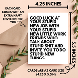 Coworker or Boss Leaving Gift, New Job Card for Friend