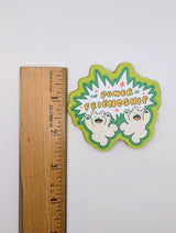 The Power of Friendship Cats Vinyl Sticker