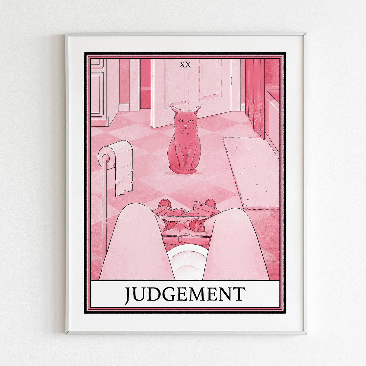 Cat Tarot Judgement Art Print