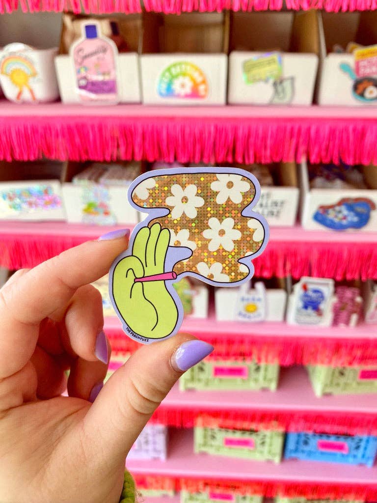 Flower Power Sticker