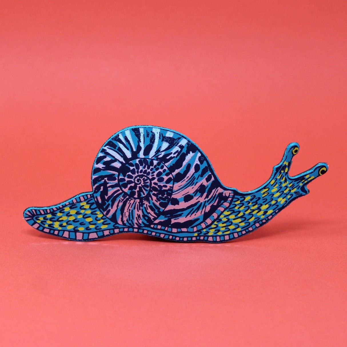 Leather Snail Magnet