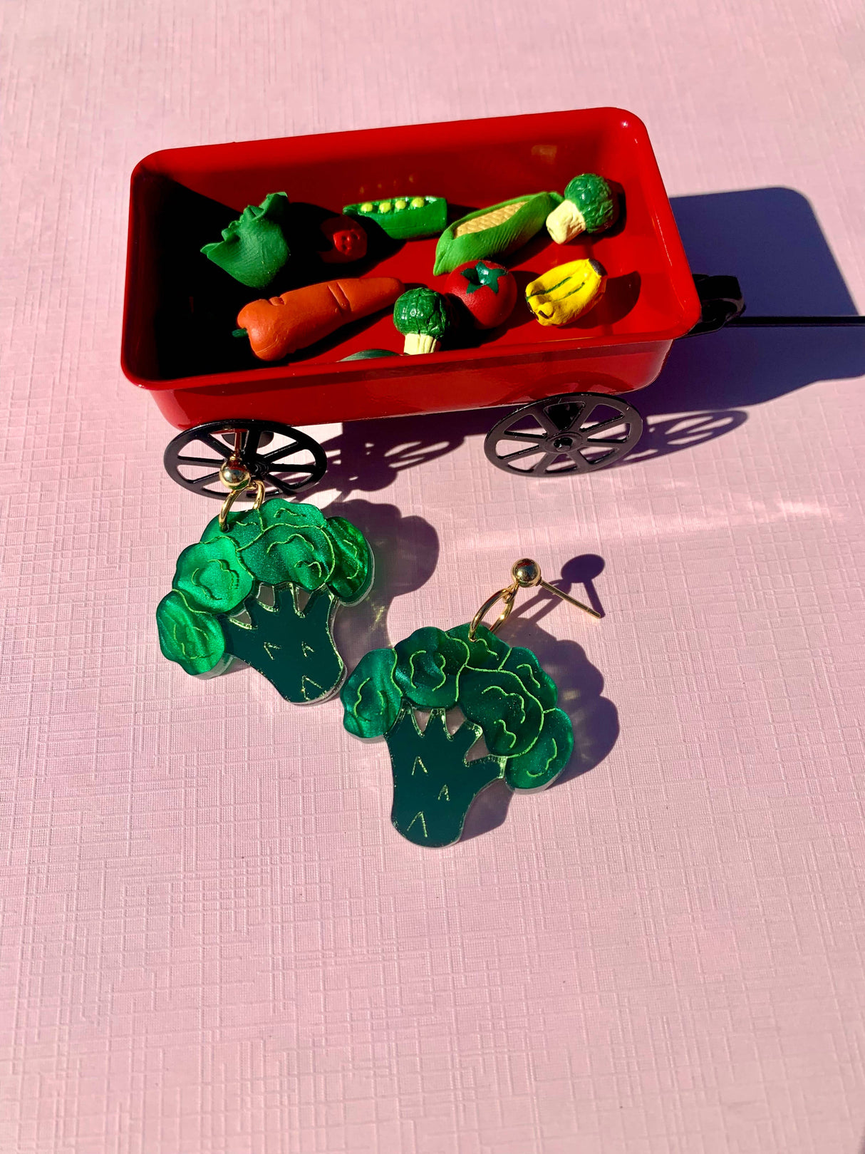 Mini Broccoli Earrings