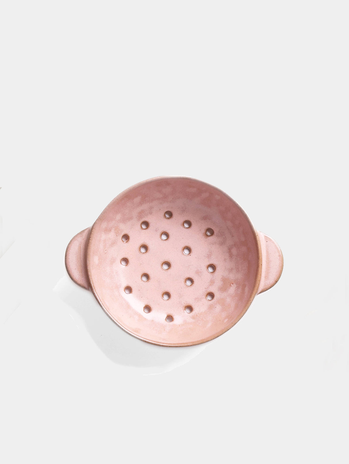 Pink Handmade Ceramic Berry Bowl