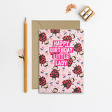 Little Lady Birthday Card