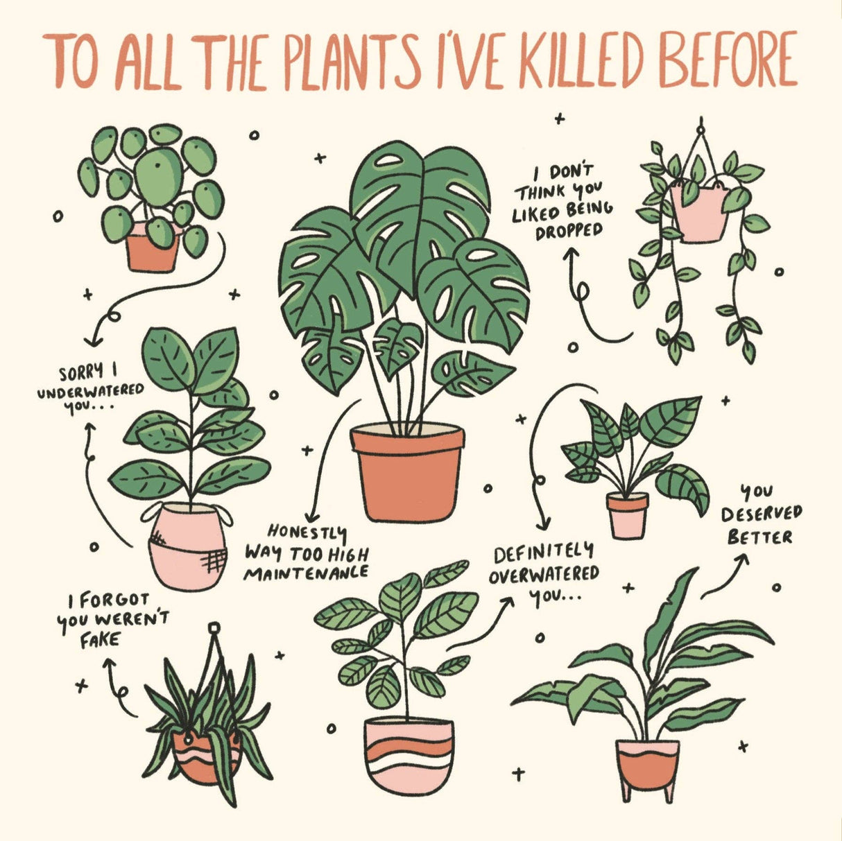 Plant Killer Square Art Print
