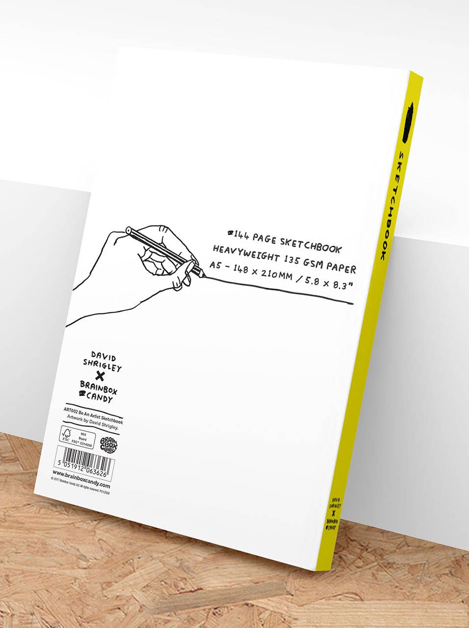 Be An Artist Sketchbook by David Shrigley