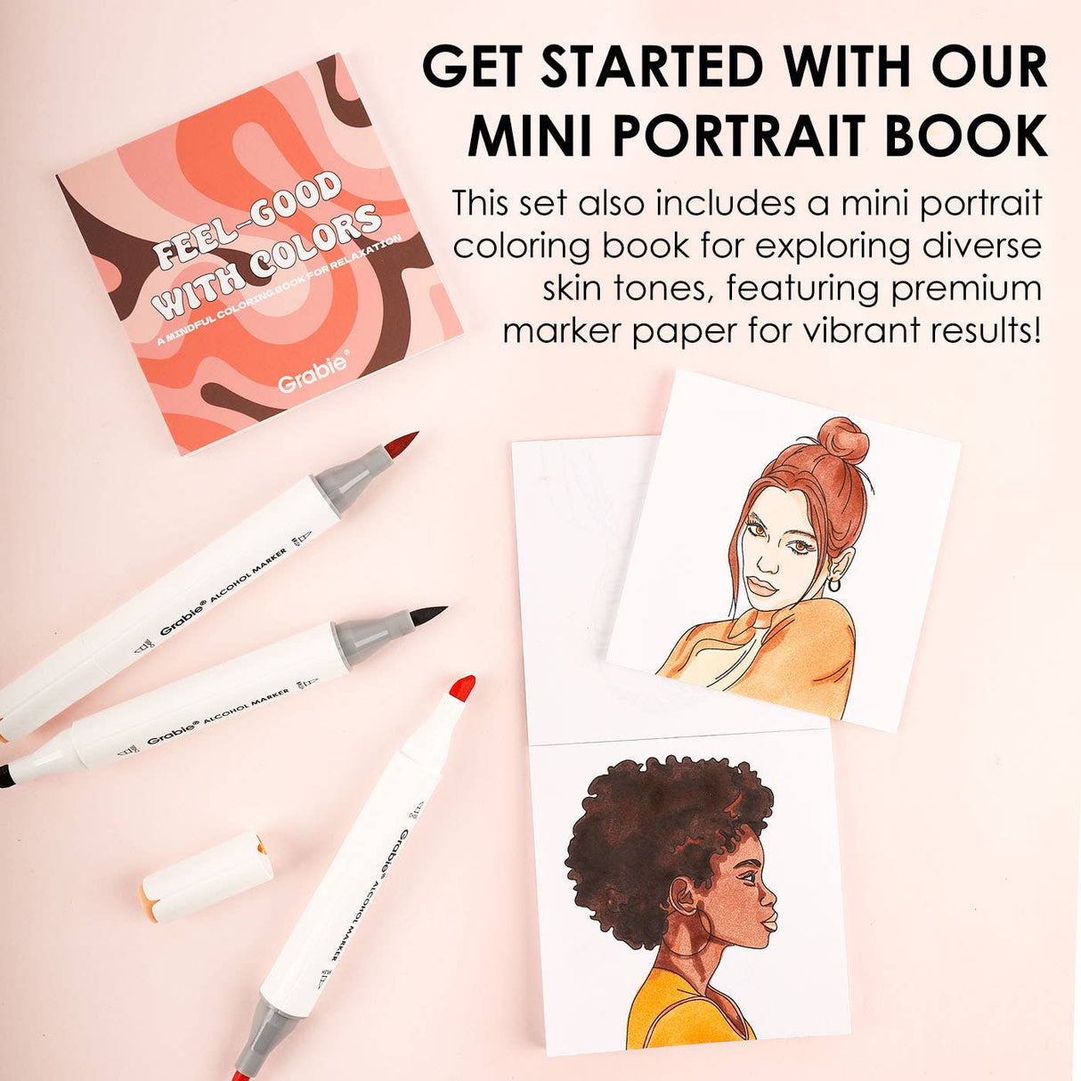 Dual-Tip Skin Tone Alcohol-Based Marker - Set of 36
