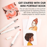 Dual-Tip Skin Tone Alcohol-Based Marker - Set of 36