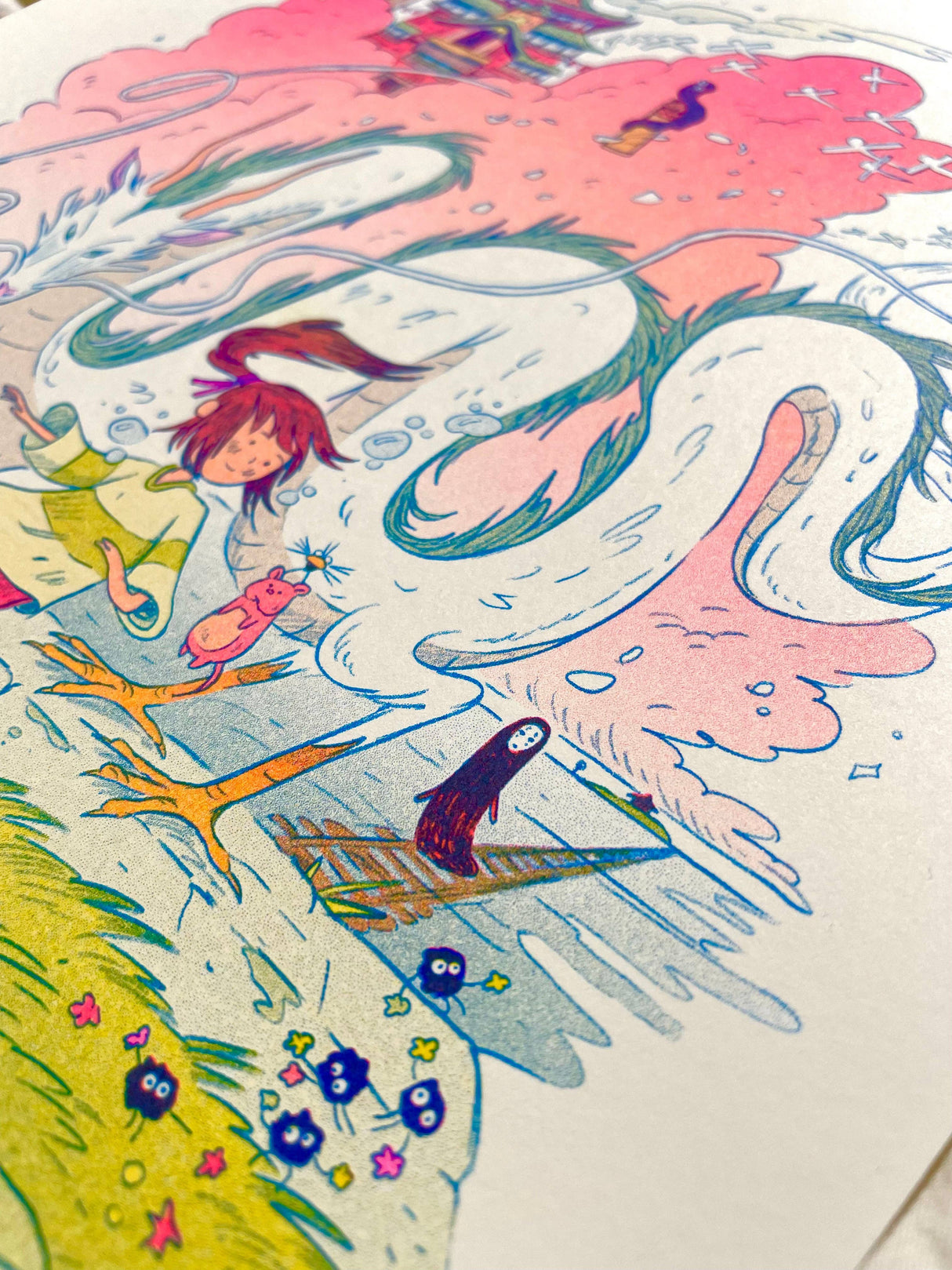 The Bathhouse Spirits - Large Print