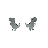 8-Bit Dinosaur Earrings