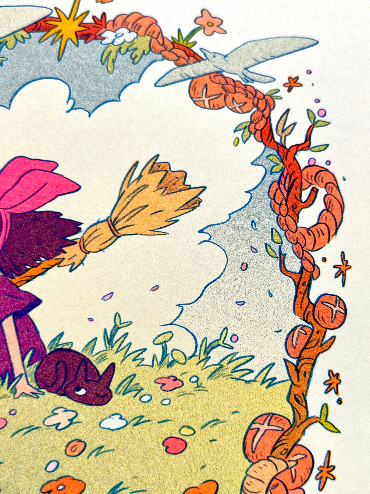Kiki's Delivery Service Small Riso Print