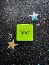 Bratty Green Compact Mirror