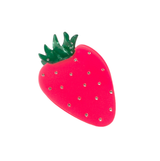 Neon Strawberry Hair Claw