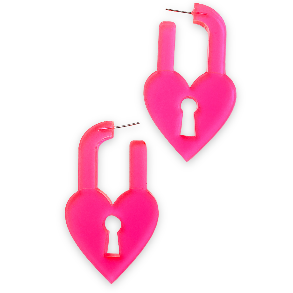 Locky In Love Chunky Earrings