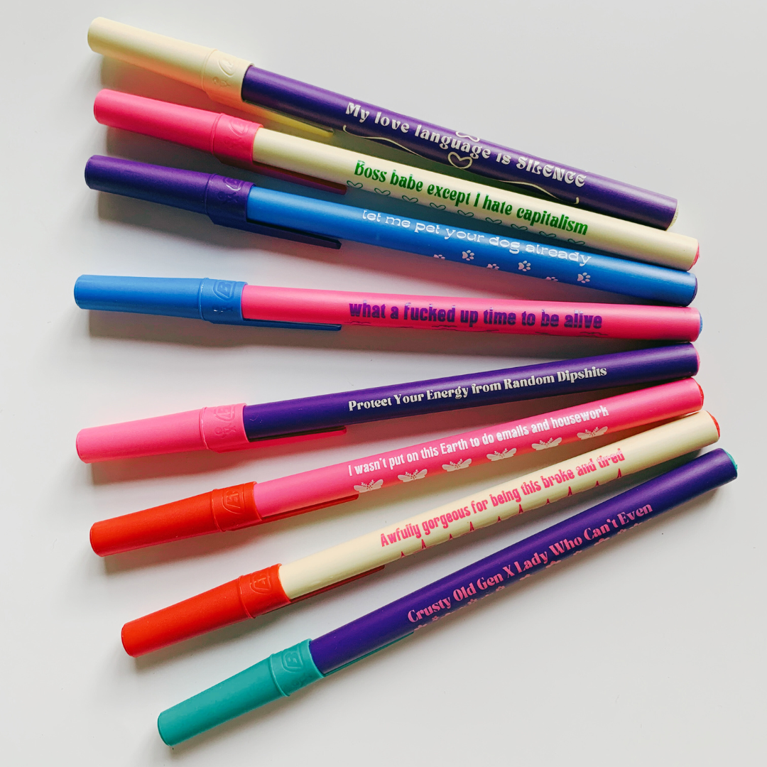 Protect Your Energy From Random Dipshits Ballpoint Pen