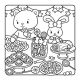 Snuggly Winter Coloring Book by