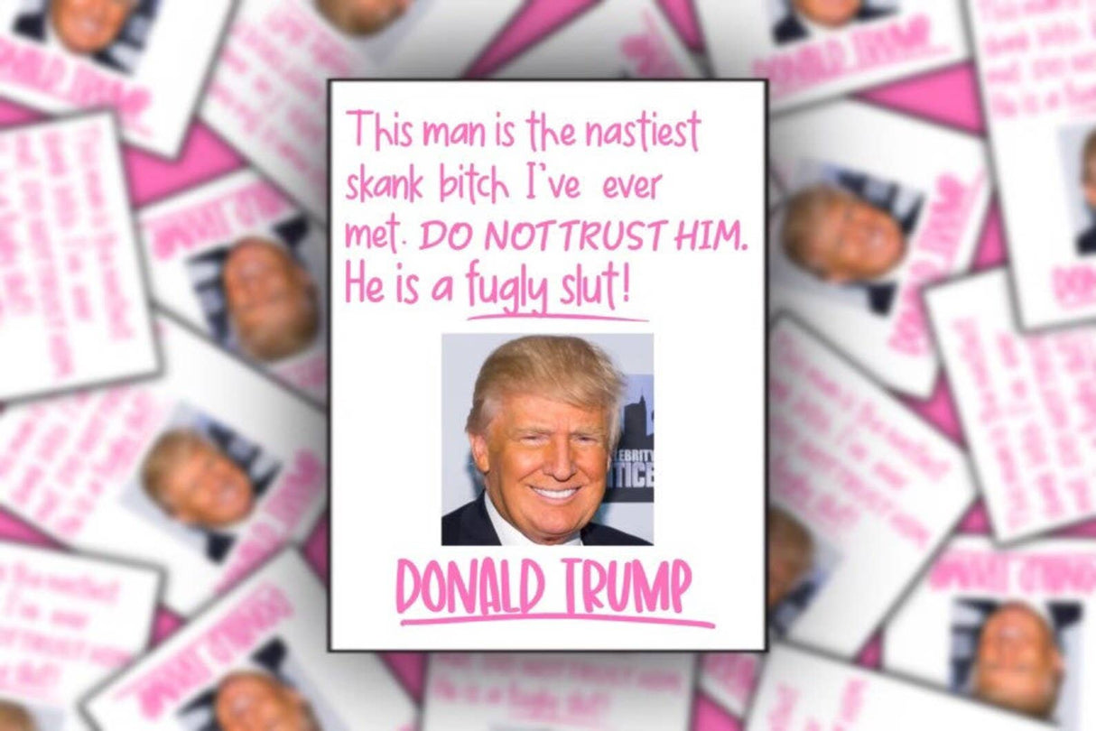 Trump Burn Book Sticker