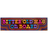 Bitter Old Hag On Board Vinyl Sticker