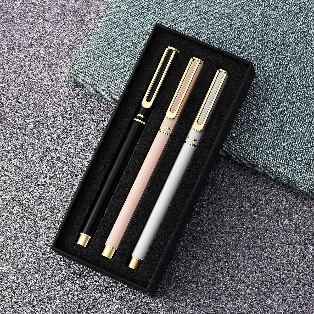 Luxury Pen Set, Black Ink