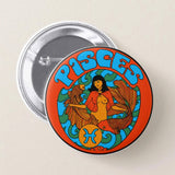 Zodiac Pinback Button