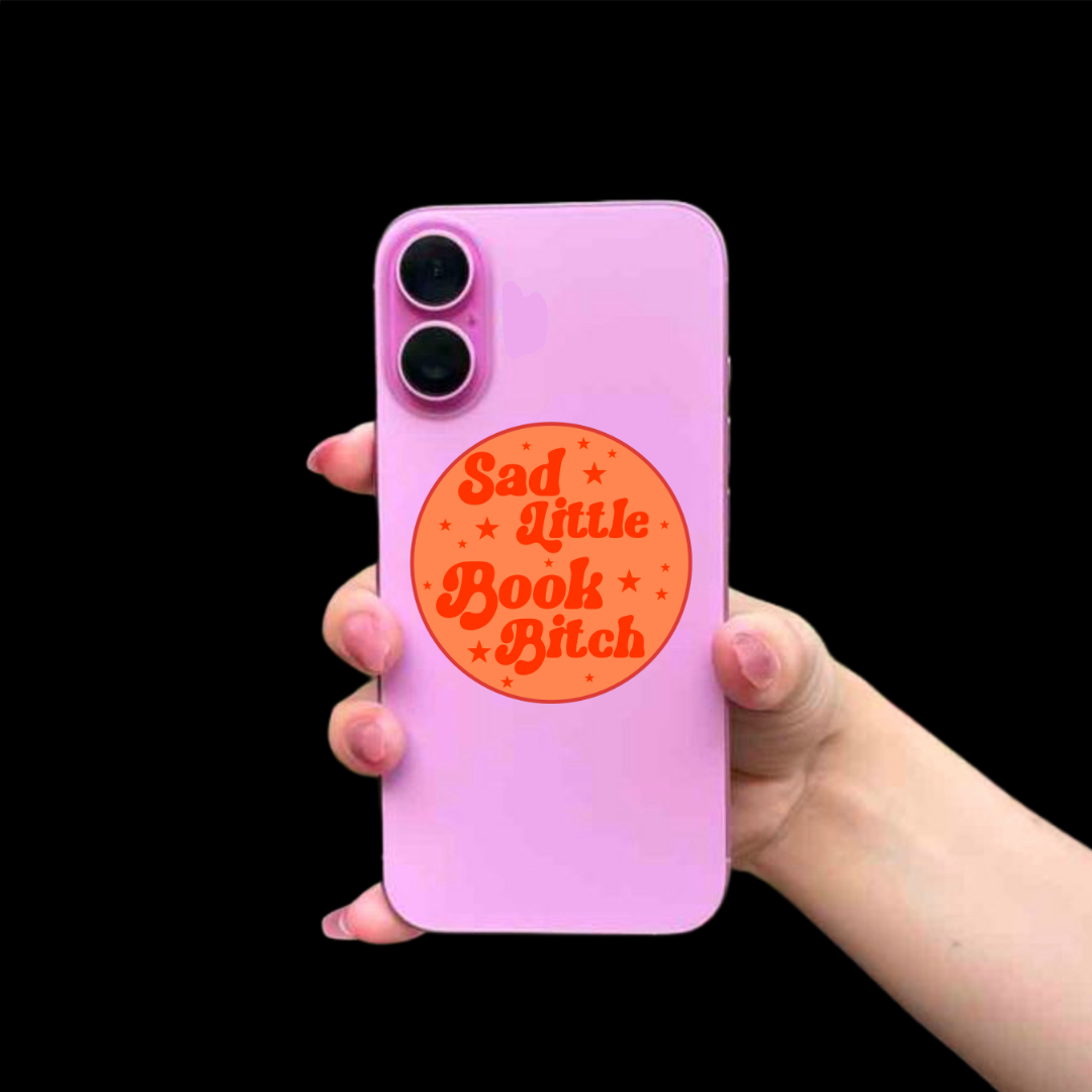 Sad Little Book Bitch Vinyl Sticker
