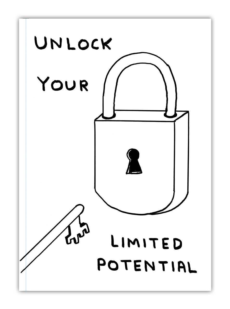 Unlock Your Potential A5 Notebook