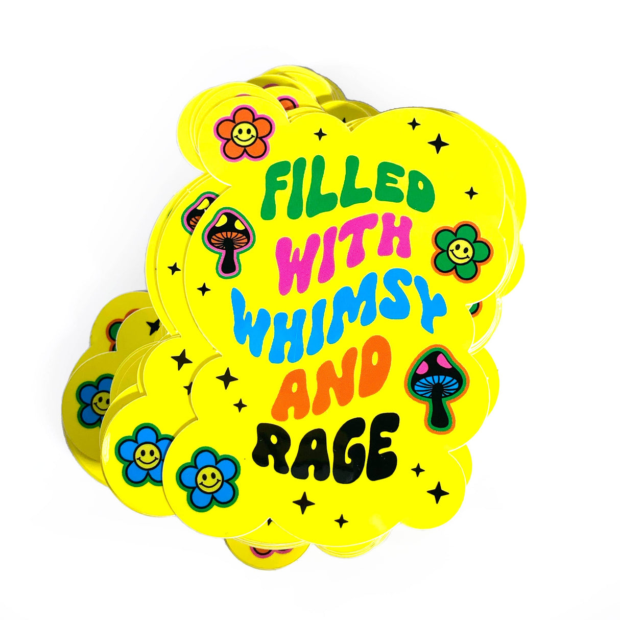 Whimsy and Rage Vinyl Sticker