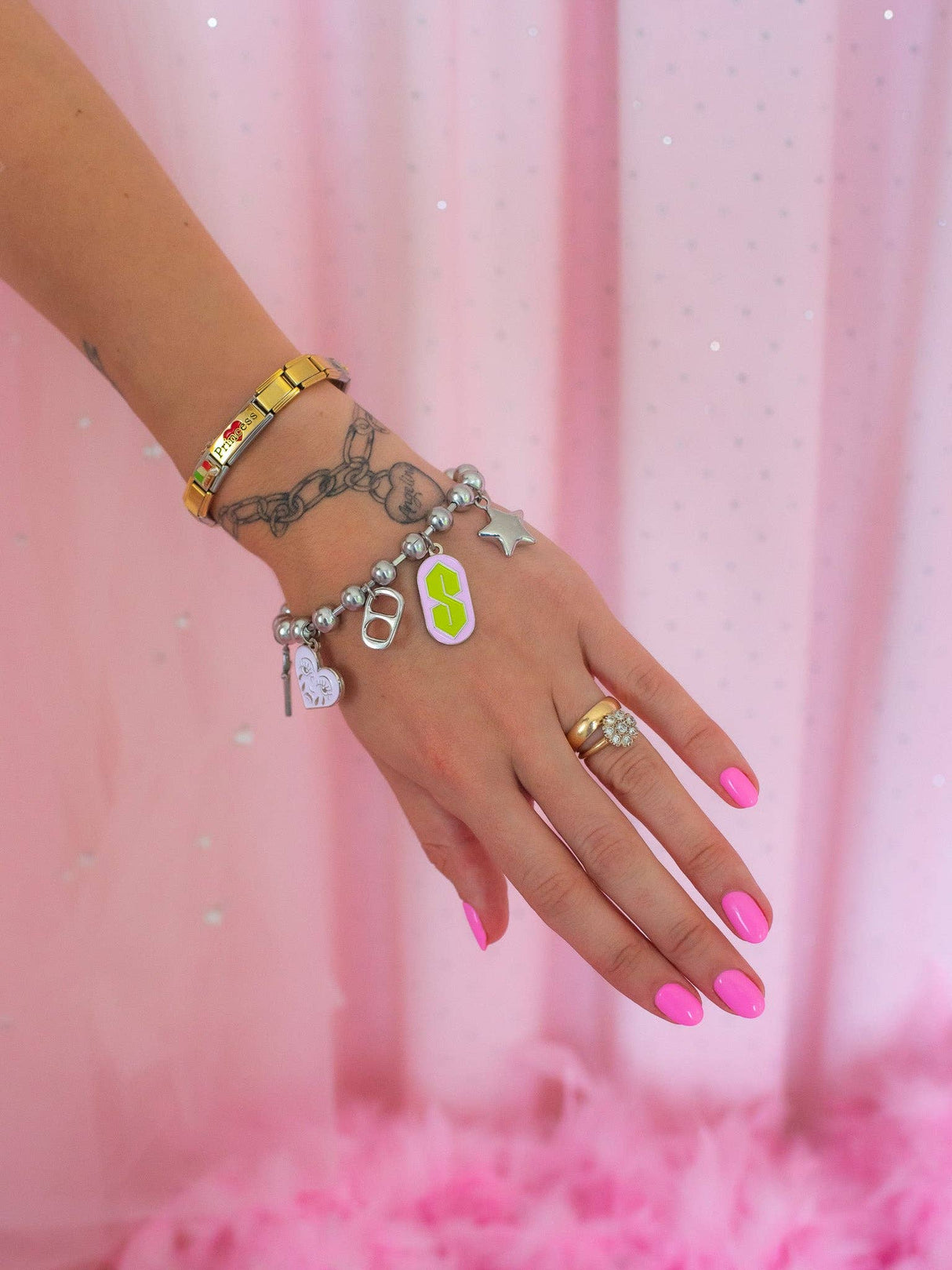 Star Girl Charm Bracelet