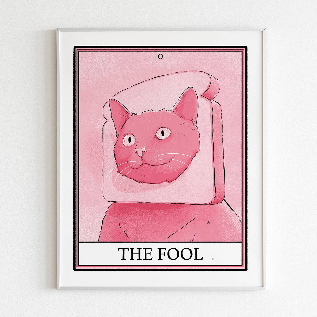 Cat Tarot The Fool Art Print