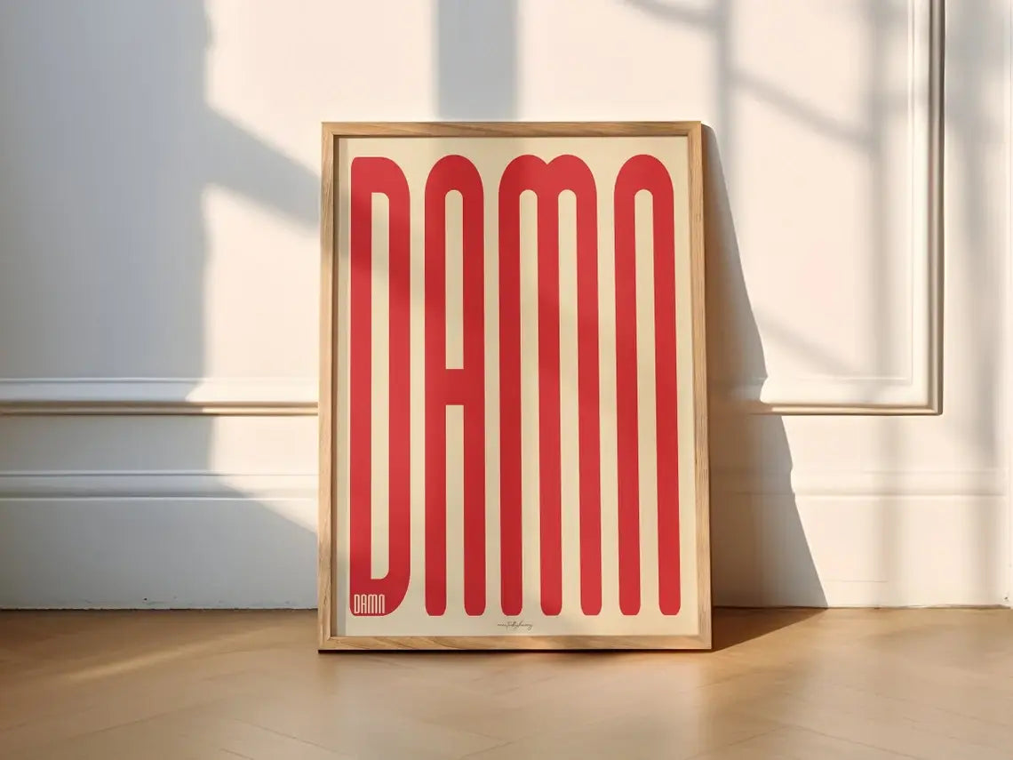 Damn Wall Art Print