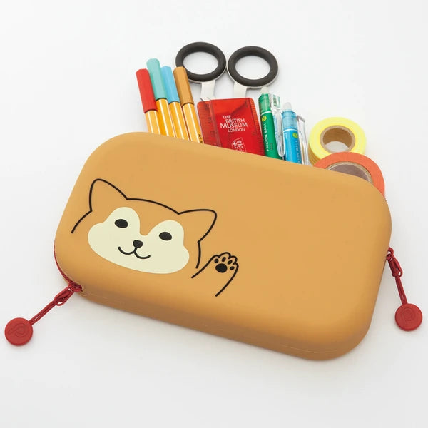 Cute Animal Flat Pen Case by PuniLabo