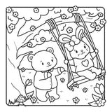 Heartwarming Love Coloring Book