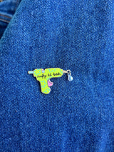 Hot Glue Gun Enamel Pin
