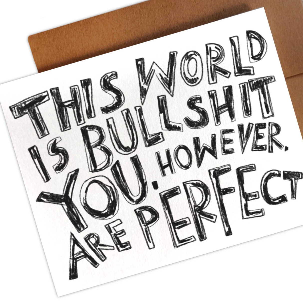 This World is Bullshit Greeting Card