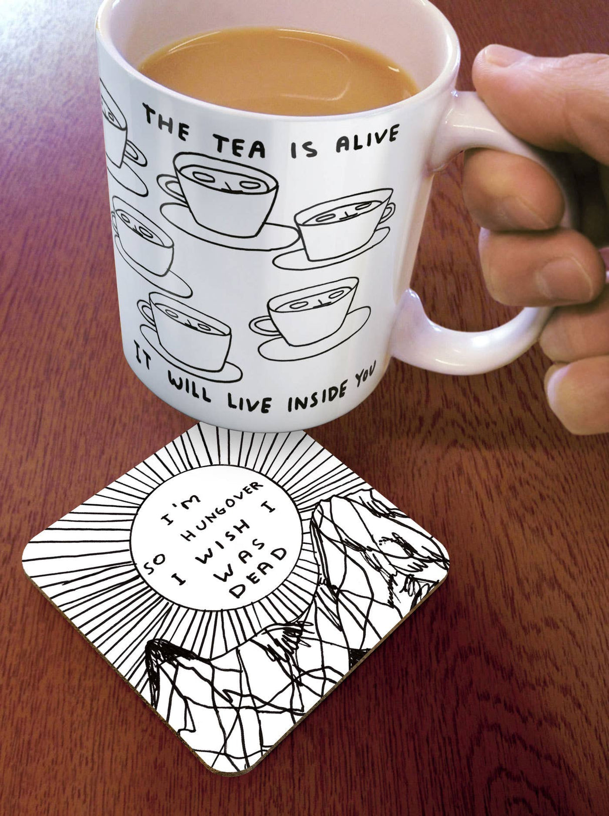 I'm So Hungover Art Coaster
