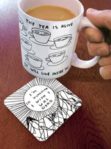 I'm So Hungover Art Coaster