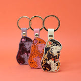 Leather Guinea Pig Keyring