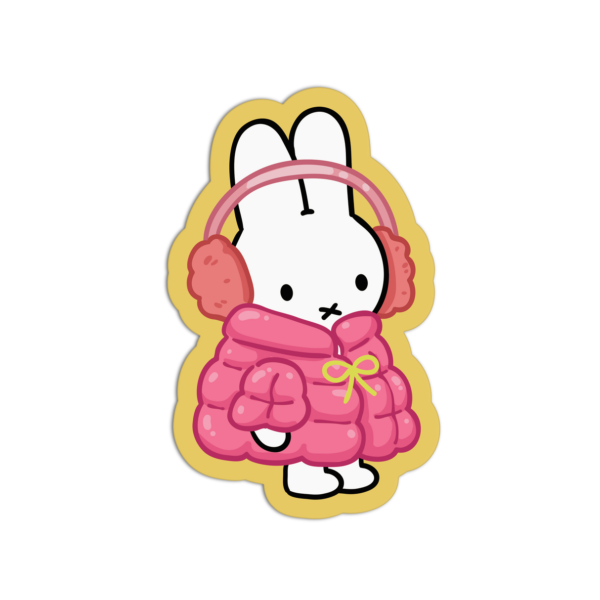 Cony Cozy Miffy Textured Stickers