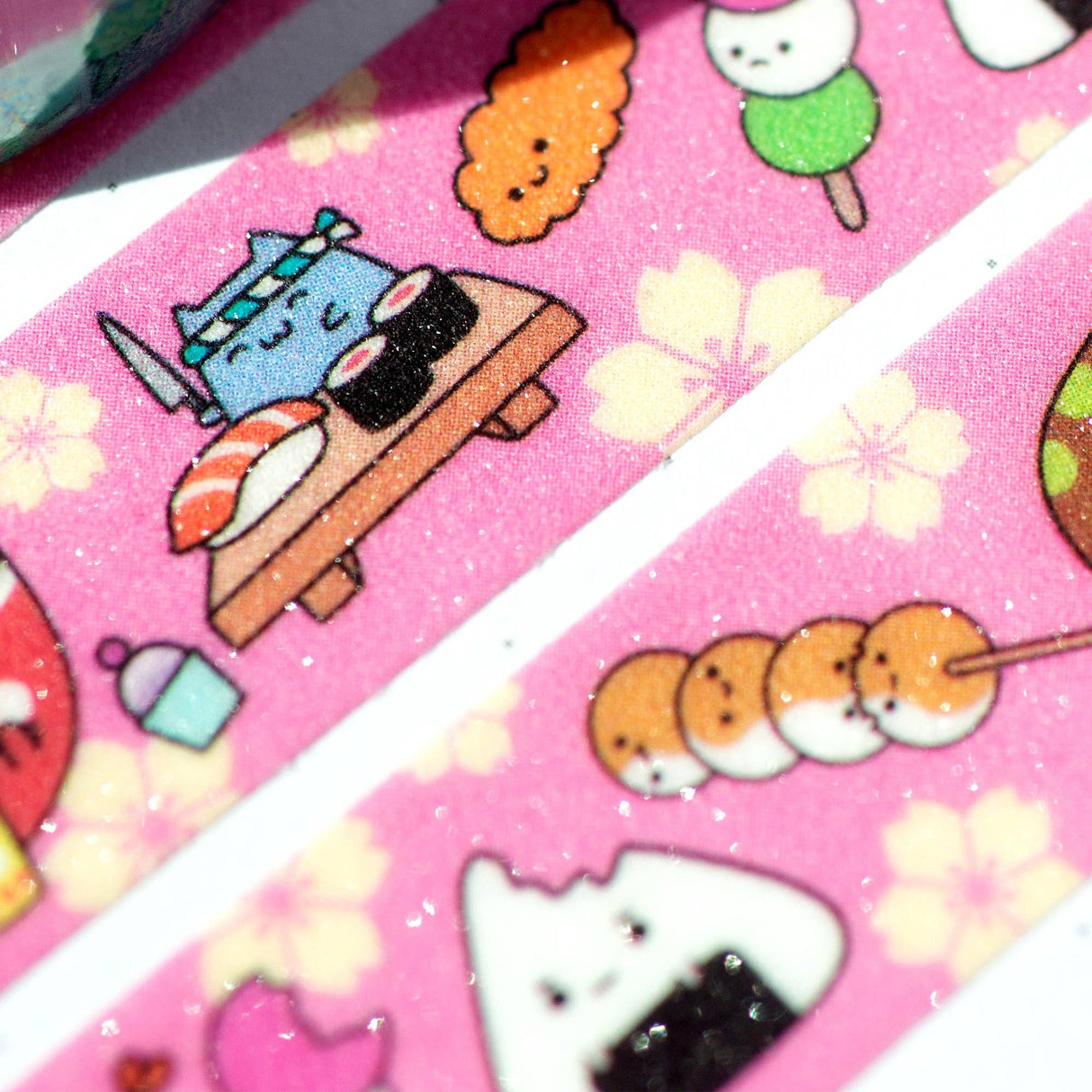 Japanese Foods Glitter Washi Tape
