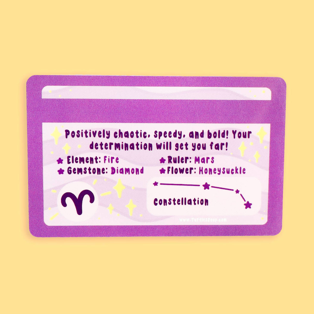 Aries Zodiac Fake ID Drivers License