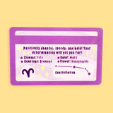 Aries Zodiac Fake ID Drivers License
